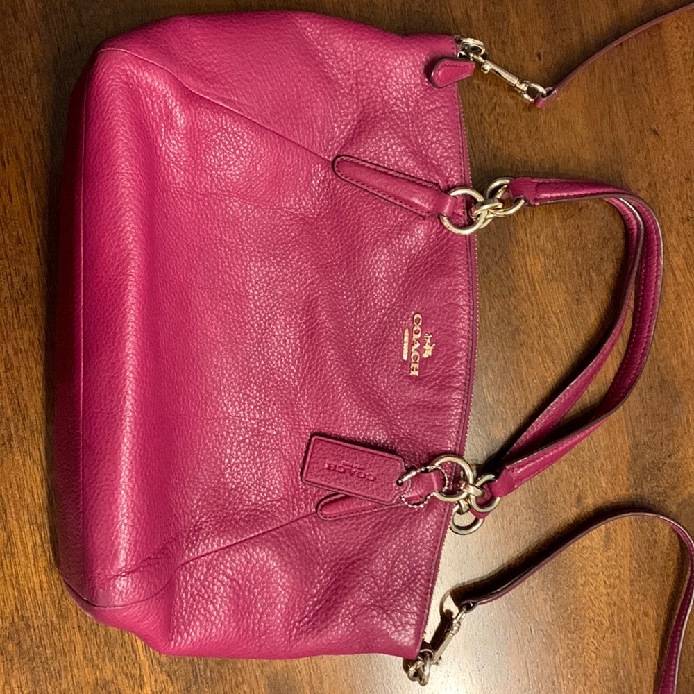 Coach purse and matching wallet